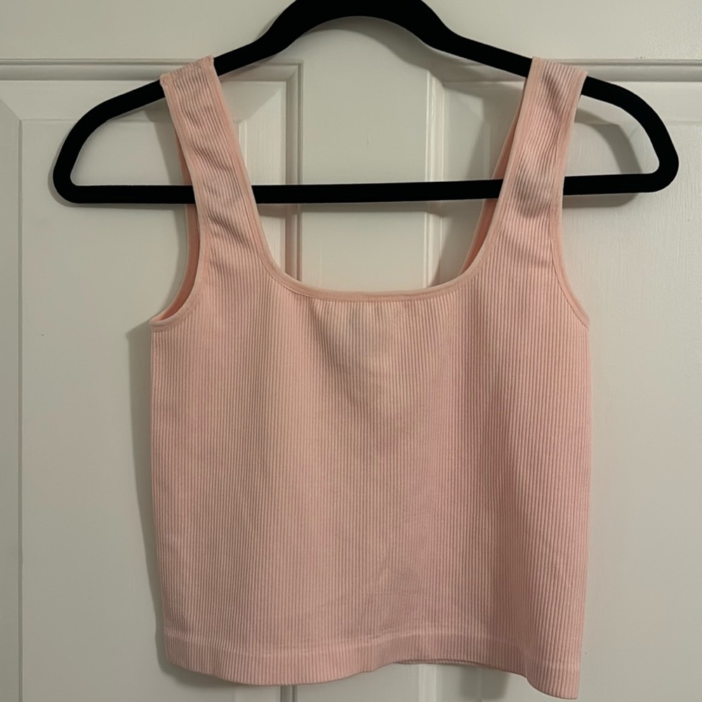 Pink crop top